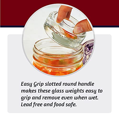 Food Grade Fermentation Kit for Wide Mouth Mason Jars, 4-Pack T6509