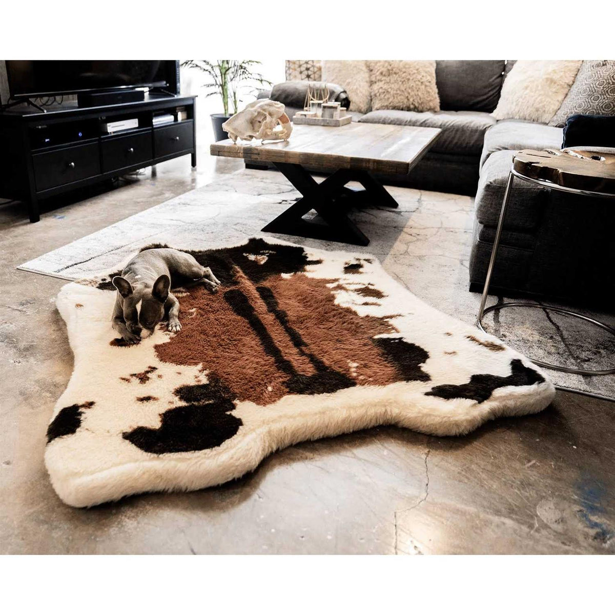 Animal Print Memory Foam Dog Bed Q614