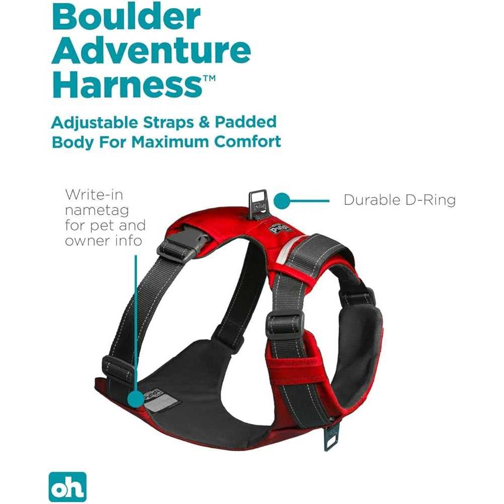 Adjustable Dog Harness with Pockets L6230