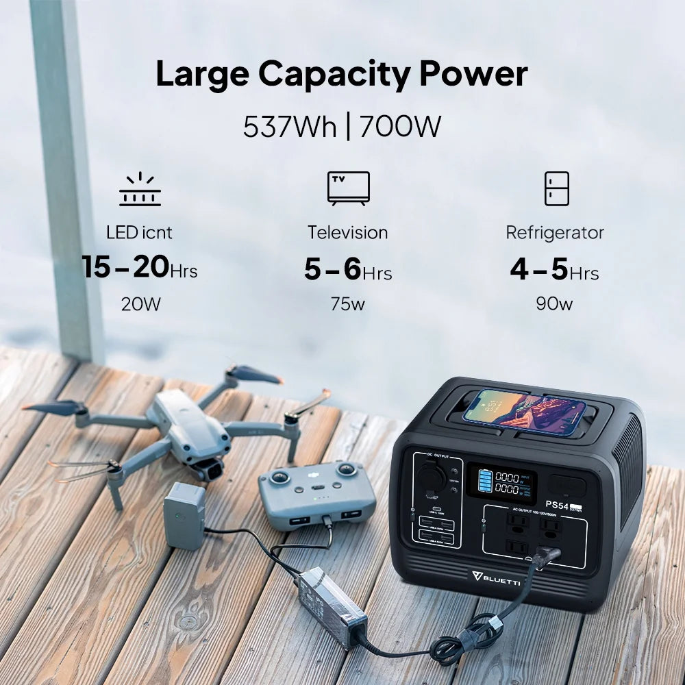 700W 537Wh LiFePO4 Portable Power Station I3067