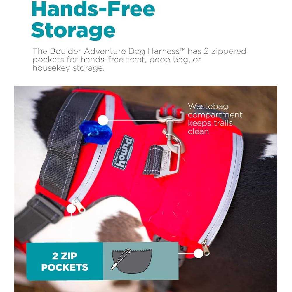 Adjustable Dog Harness with Pockets L6230