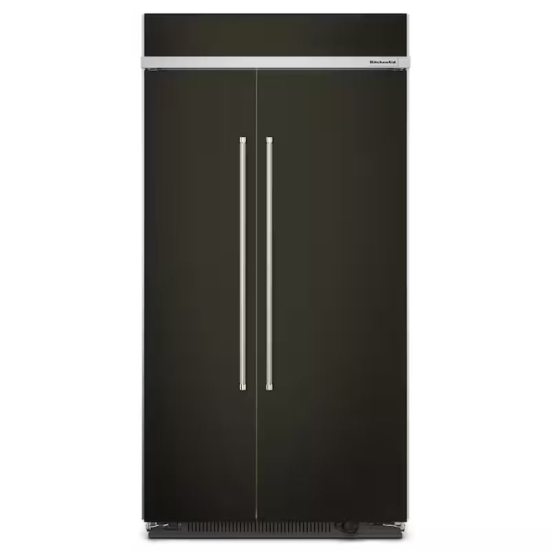 Black Stainless Steel Side-by-Side Refrigerator T461980