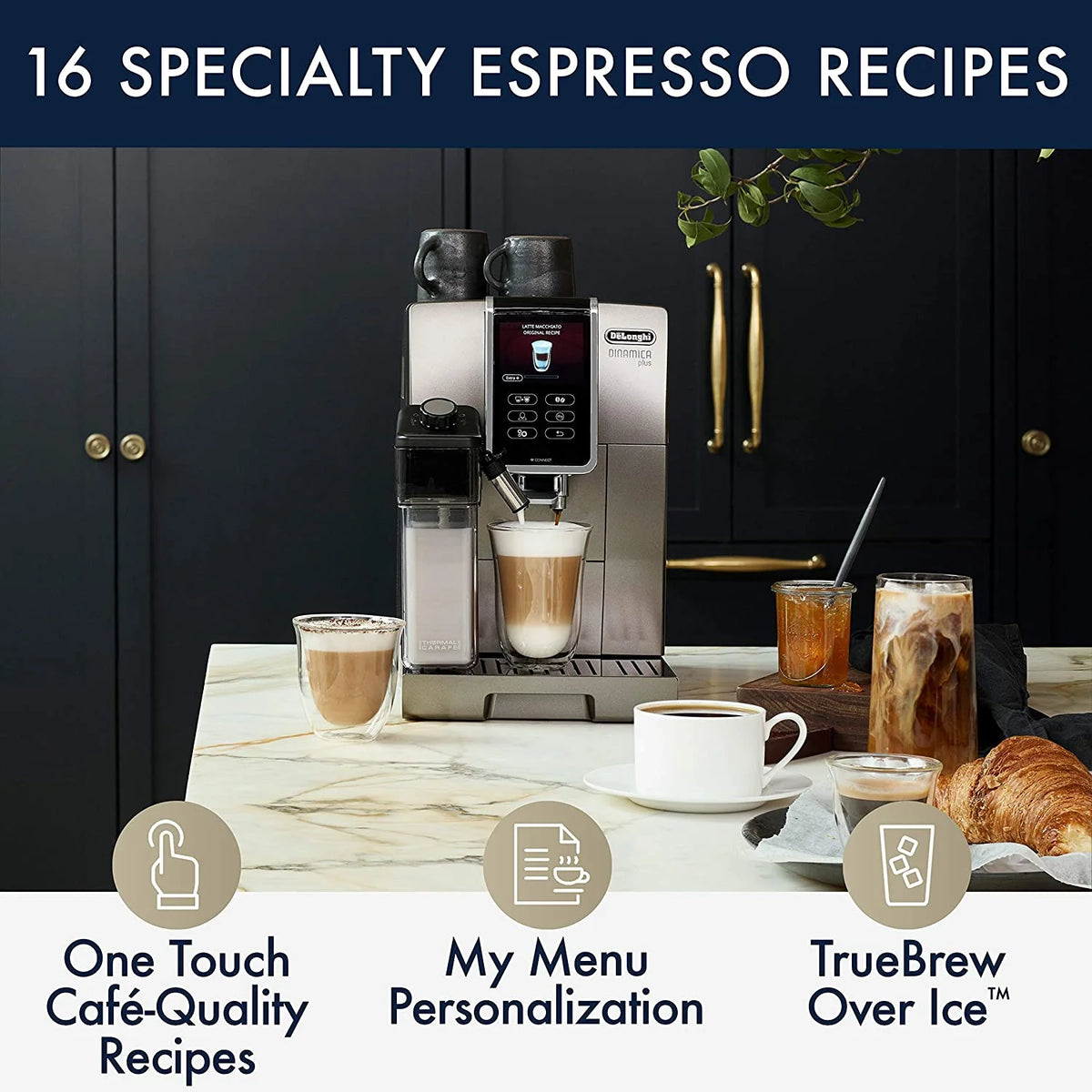 Fully Automatic Espresso Maker with Milk Frother V82874
