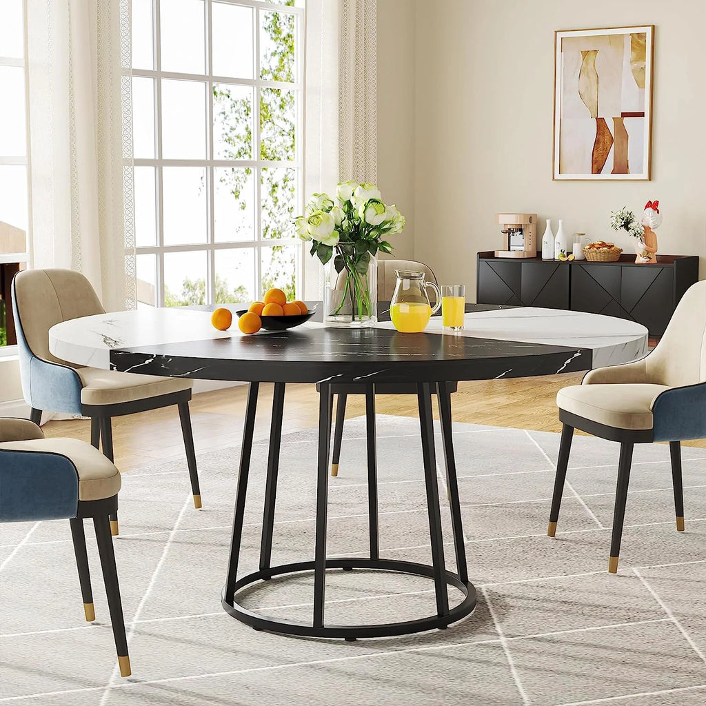 Round Dining Table for 4 People Y716397