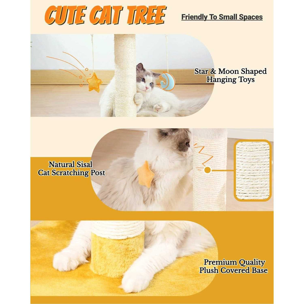 Cat Scratching Post with Bed Cat Tree Tower S8178