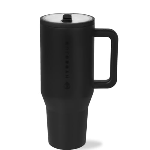 40 oz Insulated Stainless Steel Water Bottle with Handle & Flip Straw U6121