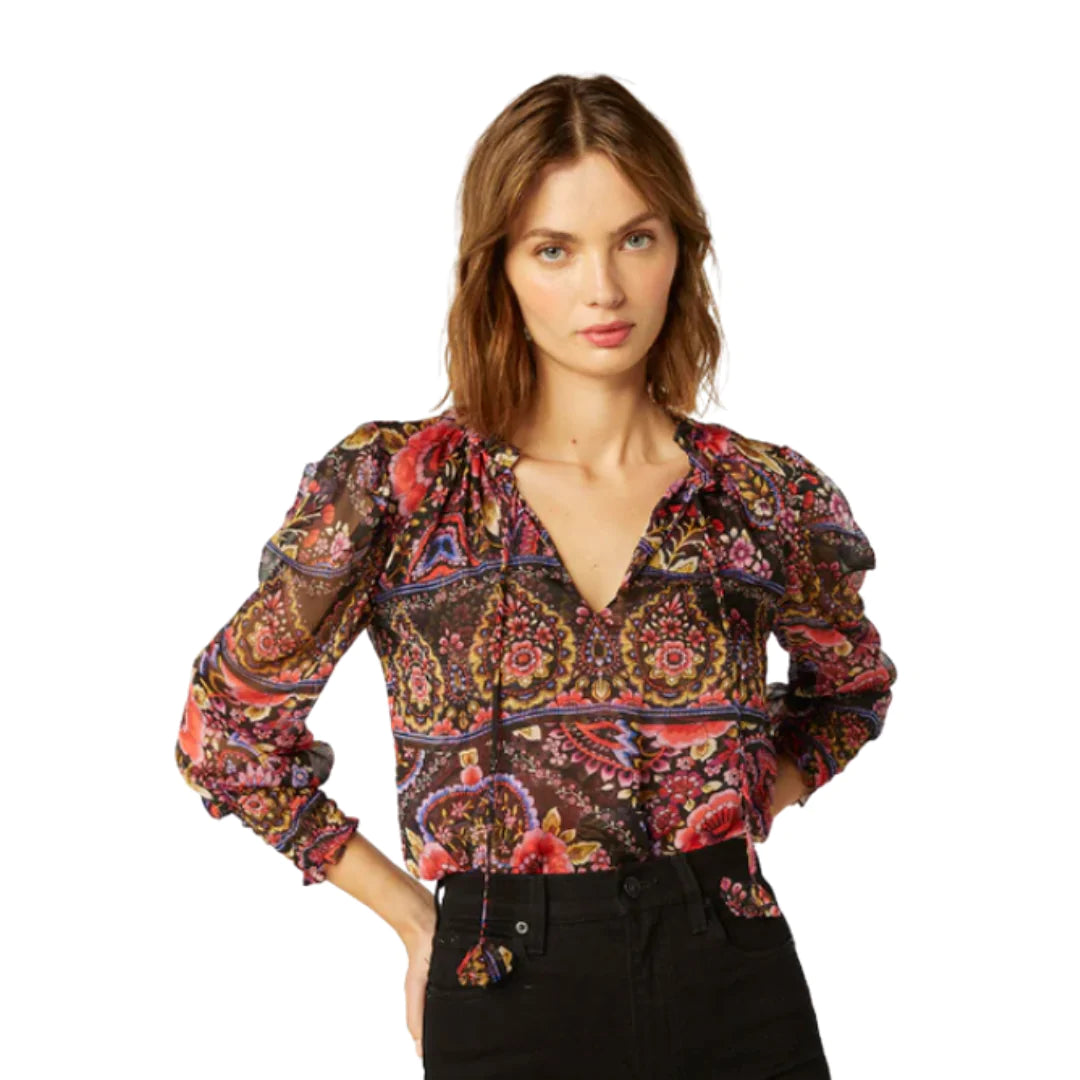 SIENA Blouse in Flora Valentina Mix