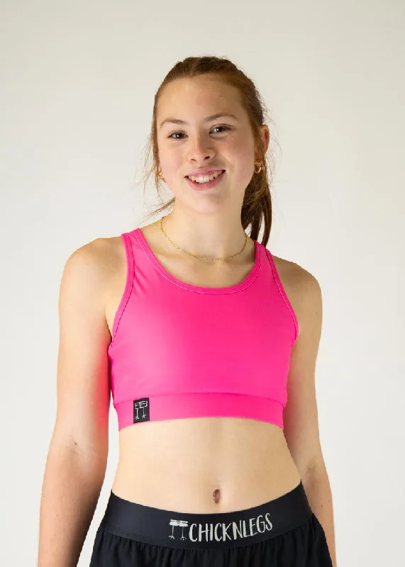 Neon Pink OG Sports Bra