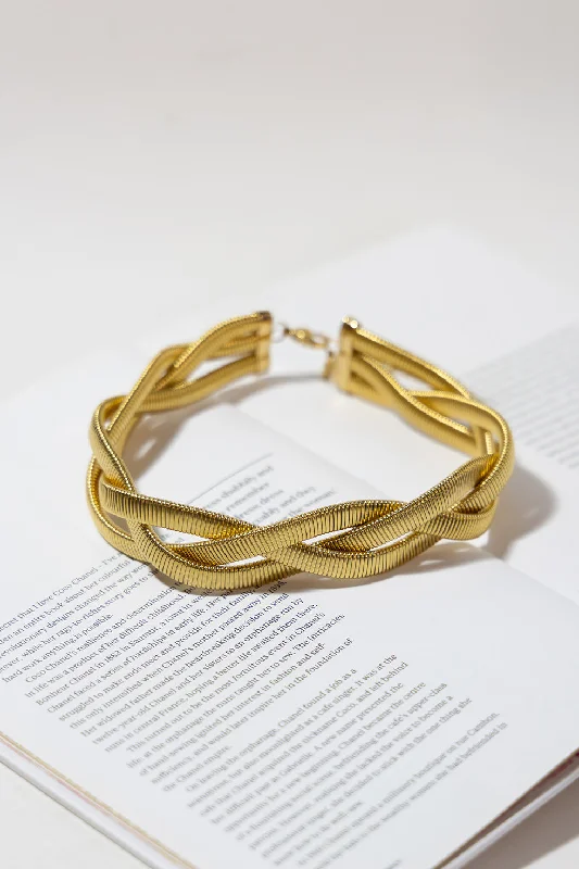 GOLD PLATED APHRODITE CHOKER