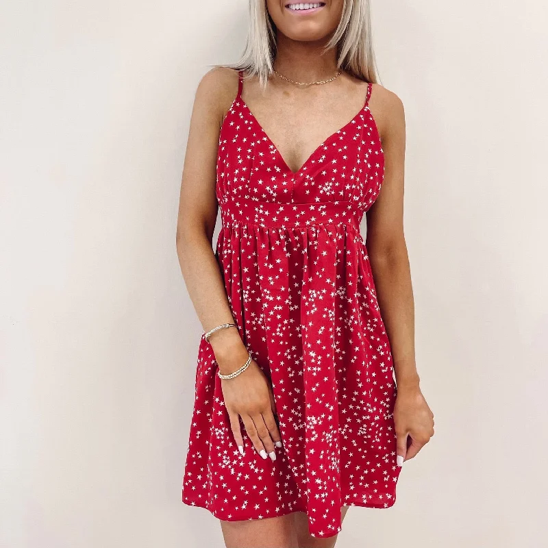 Star Print Dress