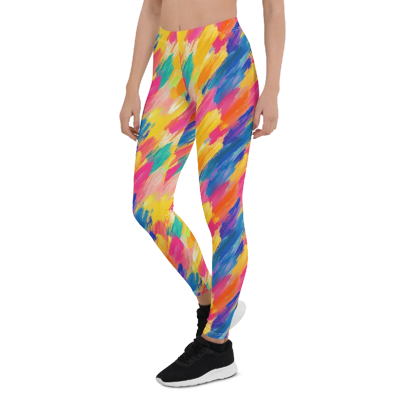 Rainbow Brush Leggings