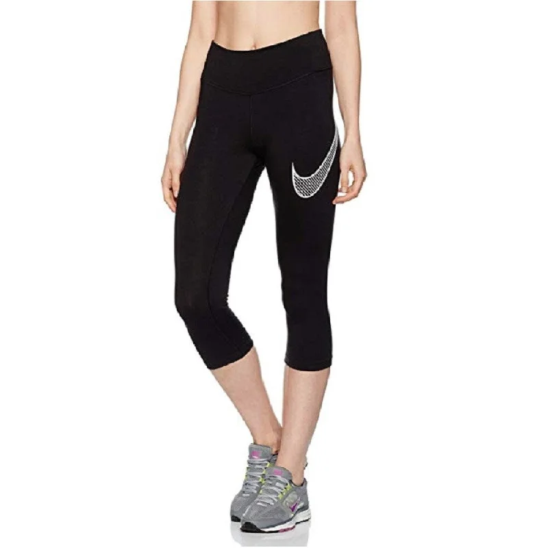 Nike Women's Dry Capri Training Leggings Black Size Small