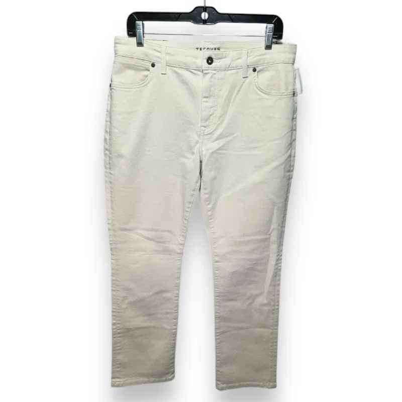 Jeans Boyfriend By tecovas In Cream, Size: 8