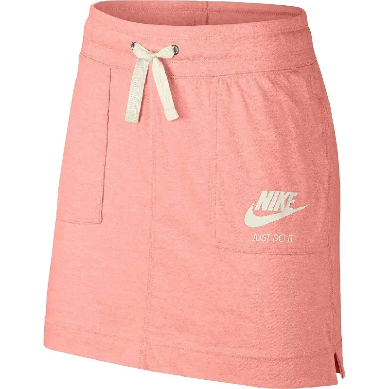 Nike Women's Gym Vintage Skirt Bleached Coral Size Extra Small - Pink - X-Small