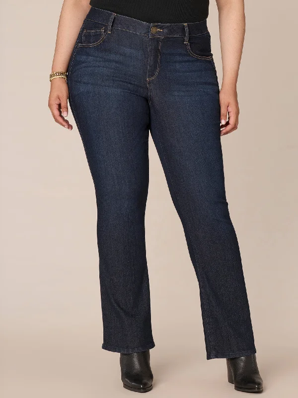 "Ab"solution® Indigo Itty Bitty Bootcut Plus Jeans