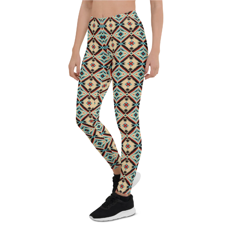 Water Tribal Pattern Leggings