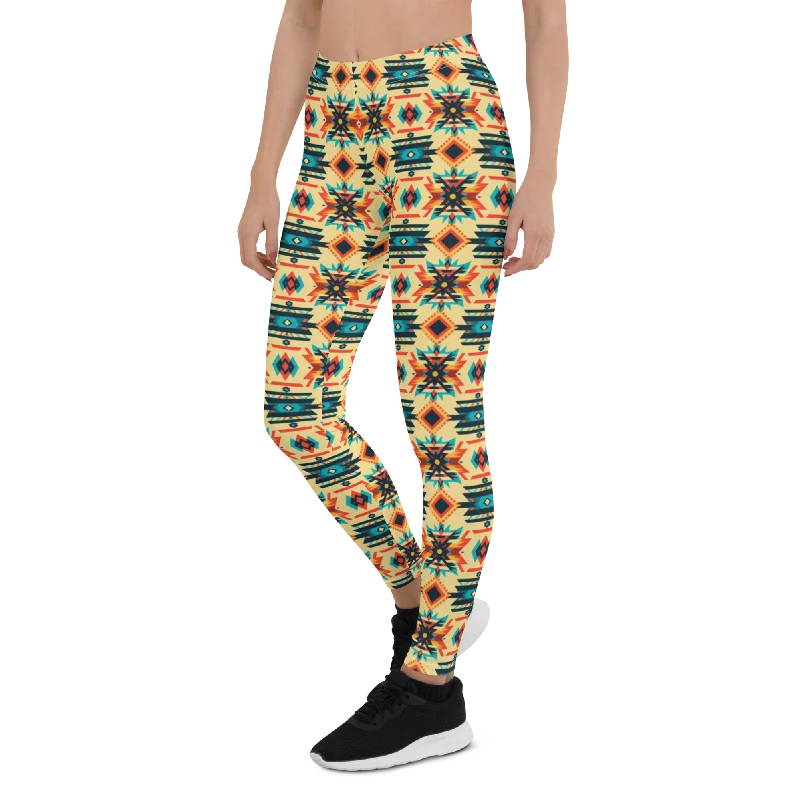 Earth Tribal Pattern Leggings