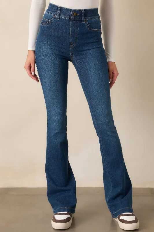 SPANX EveryWear Authentic Blue Flare Jeans