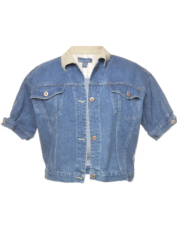 Medium Wash Denim Jacket - M