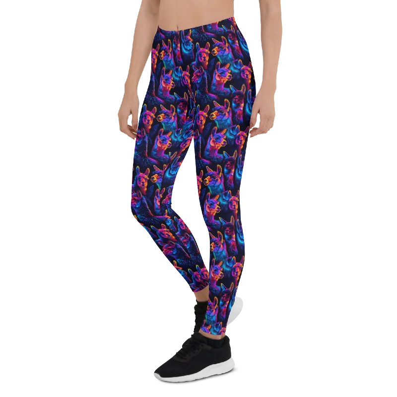 Neon Lama Leggings