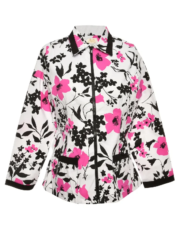 Floral Pattern Multi-Colour Jacket - XL