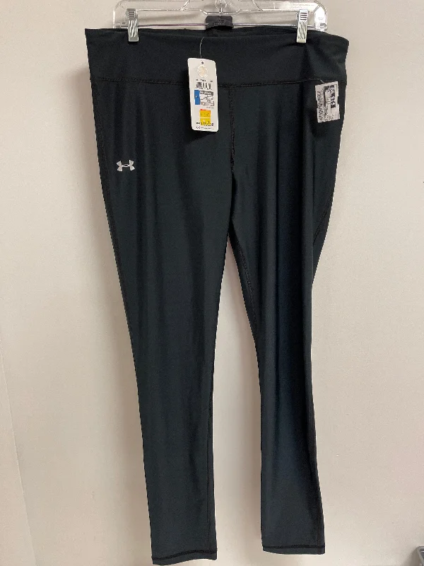 Athletic Leggings By Under Armour In Black, Size: Xl