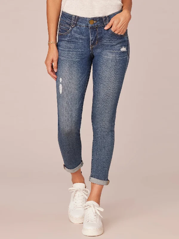 "Ab"solution Mid-Rise Ankle Skimmer Petite Jeans