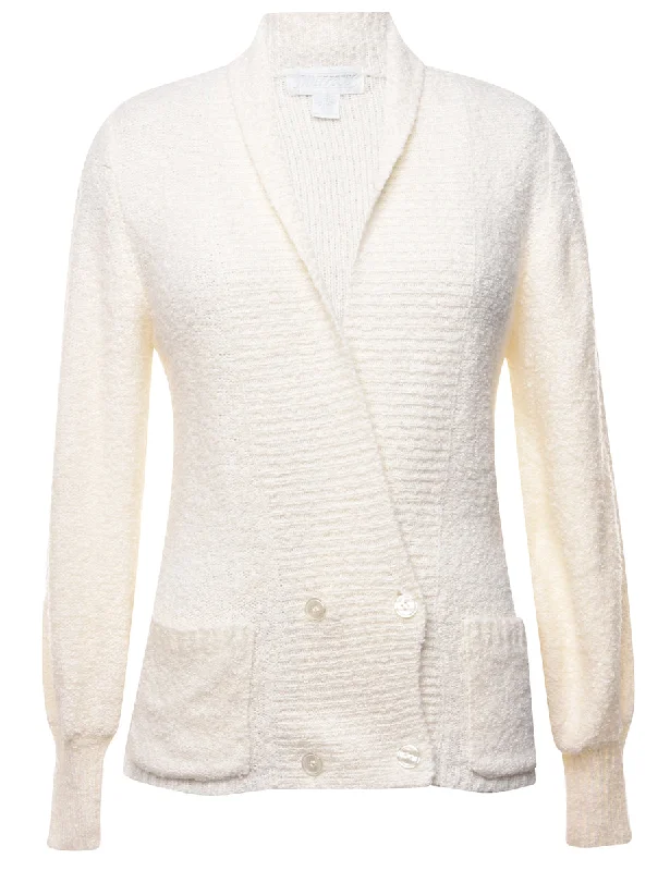 White Cardigan - S