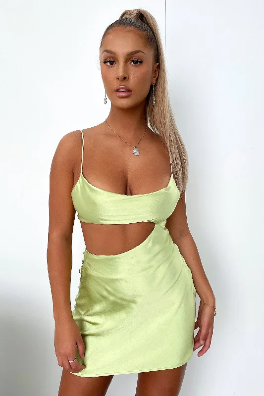 Oasis Mini Dress - Green