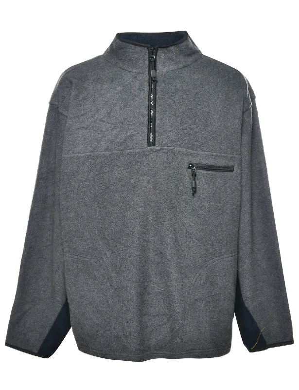 Dark Grey Fleece Sweatshirt - XL