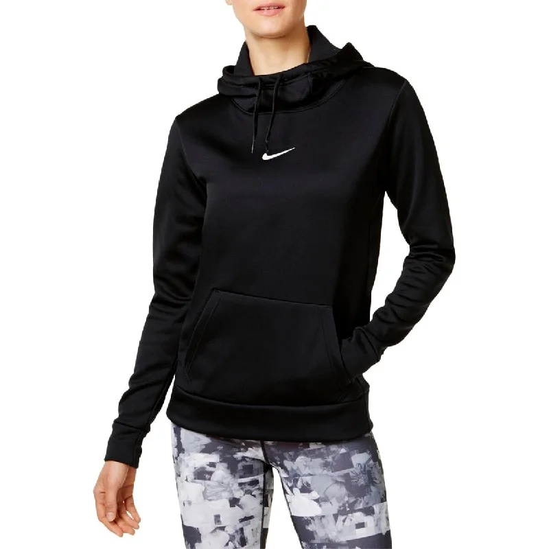 Nike Women's Therma Dri-FIT Training Hoodie Black, Size Small