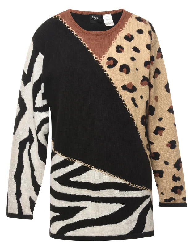 Animal Pattern Jumper - L