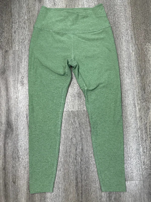 Athletic Leggings By Beyond Yoga In Green, Size: M