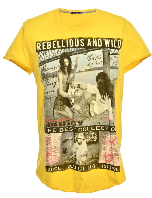 Rebellious & Wild Band T-shirt - XL