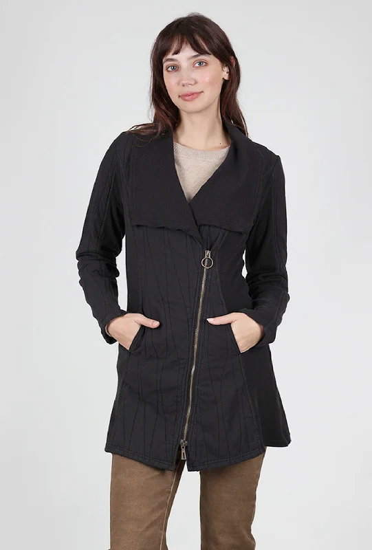 Maimon Quilted Jacket, Black