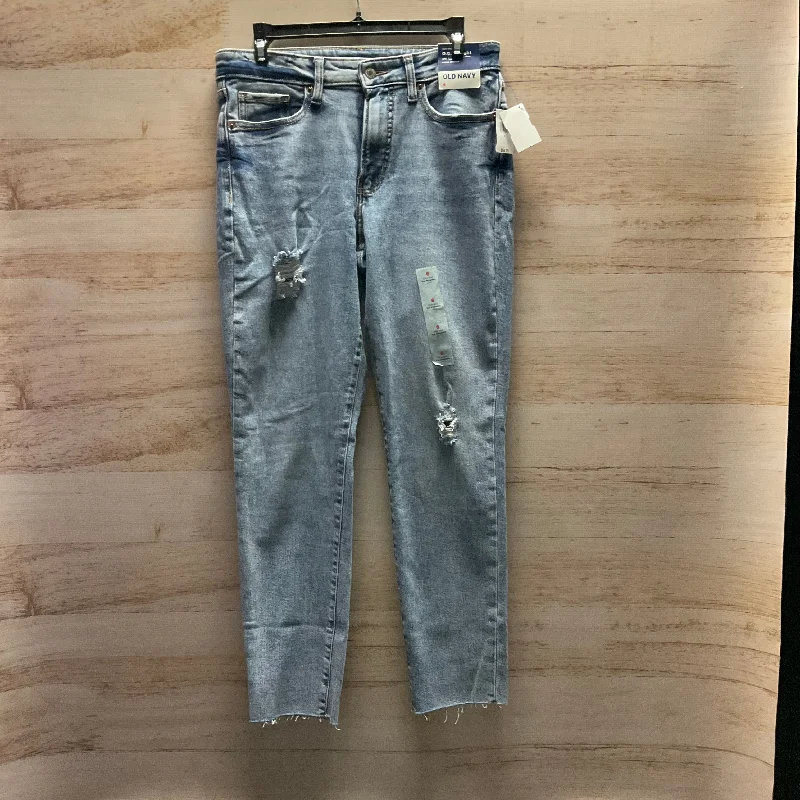 Jeans Straight By Old Navy In Blue Denim, Size: 6