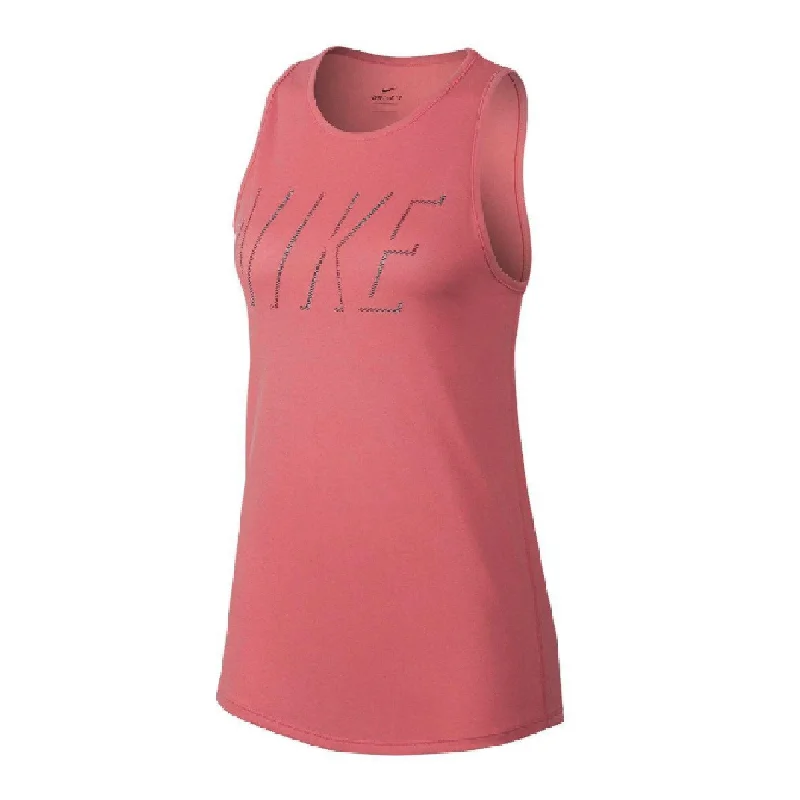 Nike Women's Dry Legend Racerback Tank Top Pink Size Small - S