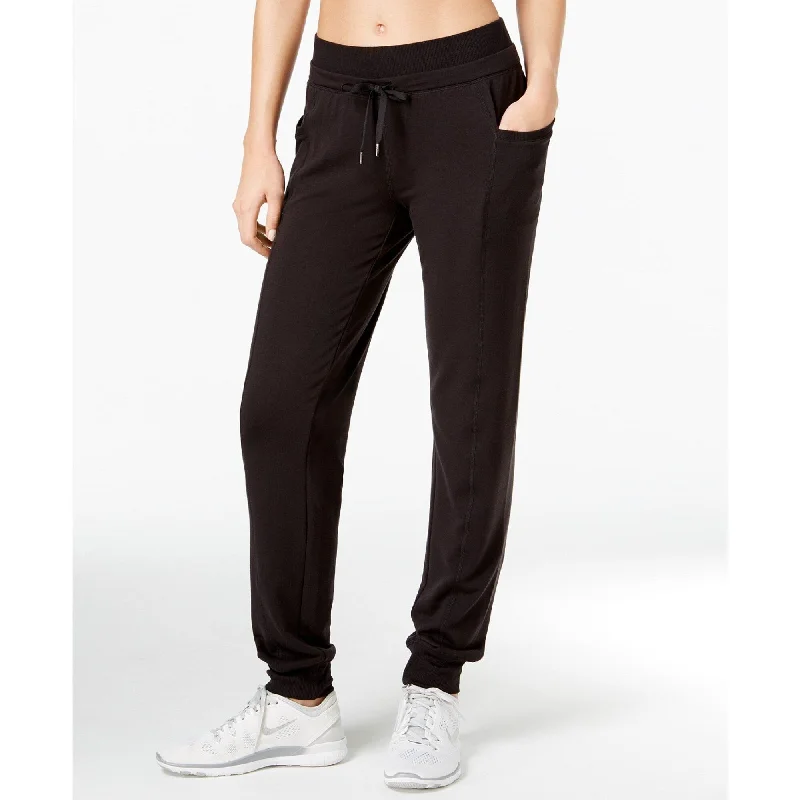 Ideology Women's Lightweight Jogger Pants Black Size X-Small - XS (2 - 3)