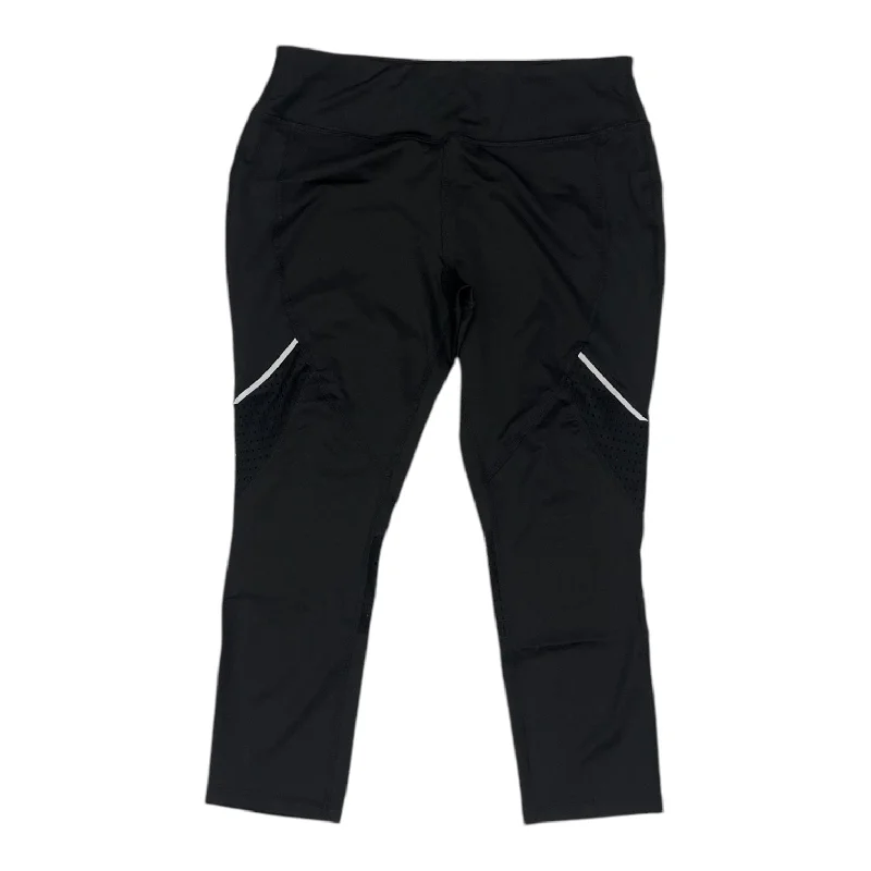 Athletic Leggings Capris By Avia In Black, Size:S