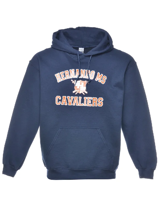 Basketball Cavaliers Printed Hoodie - M