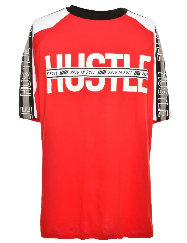 Hustle Printed T-shirt - L