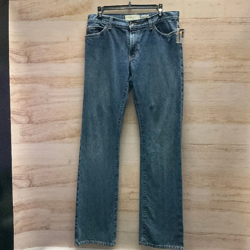 Jeans Boot Cut By Gap In Blue Denim, Size: 10