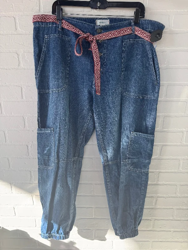 Jeans Straight By Sundance In Blue Denim, Size: 16