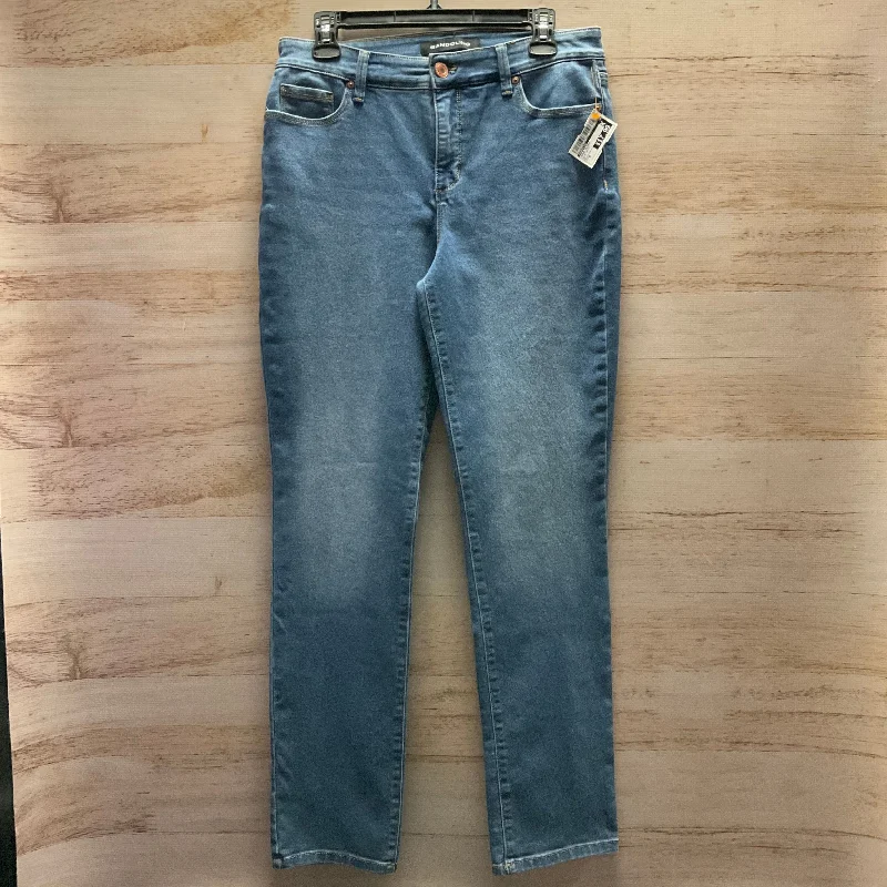 Jeans Skinny By Bandolino In Blue Denim, Size: 8