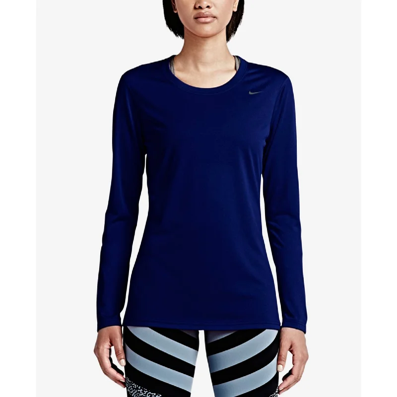 Nike Legend Women's Dri-FIT Training Top Blue Size Extra Large - XL