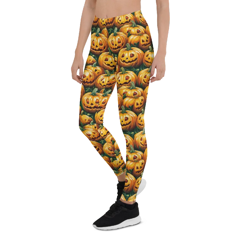 Creepy Pumpkin Leggings