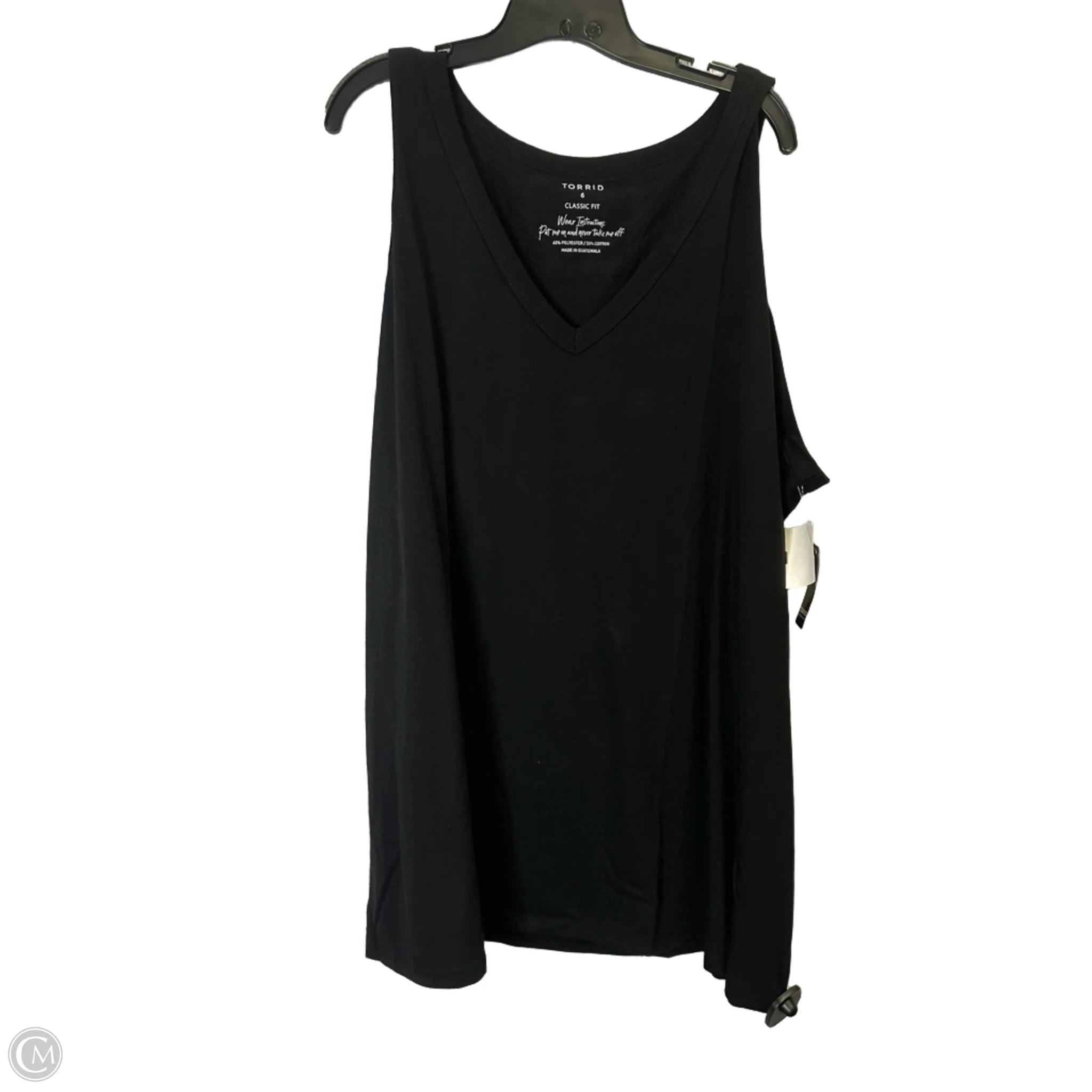 Top Sleeveless Basic By Torrid In Black, Size: 30 Refined Women's 
