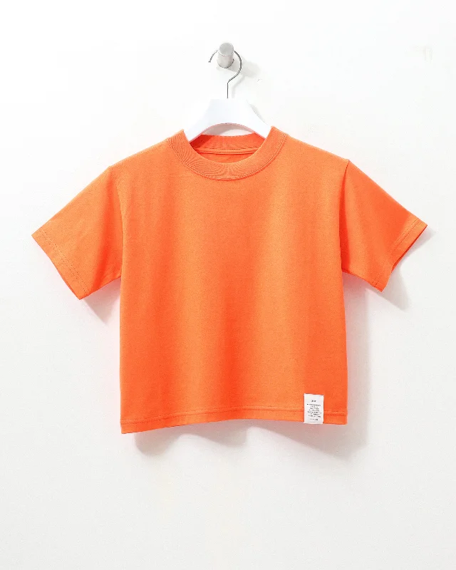 5.6OZ CROPPED SHORT-SLV TEE 12382 Rugged Women's Outdoor 