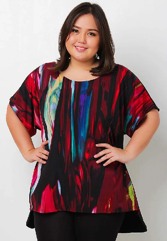 Deep Red Aurora/ Black