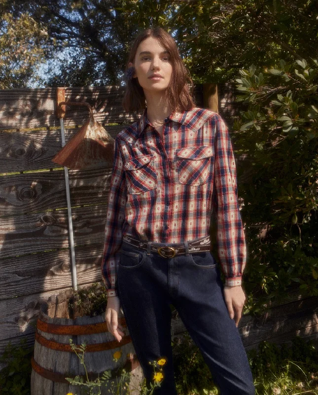 Check Shirt With Pockets Artistic Women's Avant - 